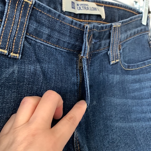 GAP Original Ultra Low Rise Bootcut Jeans Size 4P - Picture 7 of 16